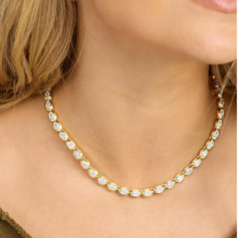Melinda Maria She's a Boss Tennis Necklace - Picture 3 of 5